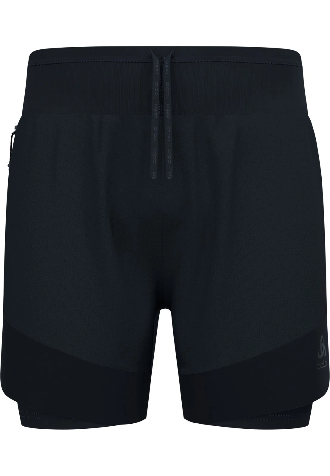 Odlo Men's X-Alp 6 Inch 2-in-1 Trail Running Shorts 2.0 - Rugged Running Pants