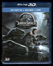 Jurassic World Blu-ray 3D Blu-ray DVD, 2015, Import US Compatible Chris Pratt