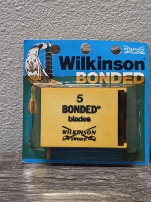 Vintage Wilkinson Sword Bonded Single Edge Blades 5 Pack Sealed England