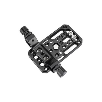 Universal Camera Baseplate Integrated 15mm Dual Rod Clamp Shoulder Support