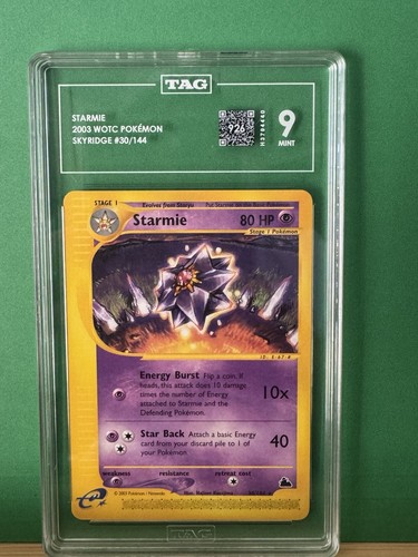 Starmie graded TAG 9 for sale on eBay