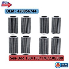 8PCS Oil Filter For Seadoo BRP 300 230 170 155 130hp GTX 230 300 GTI130 155 170
