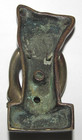 Vintage Cheshire Cat Small Brass Door Knocker Alice In Wonderland Character — photo 3