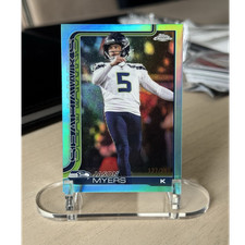 2025 Topps Chrome - Jason Myers #280 Seattle Seahawks Serial /299 Teal Refractor