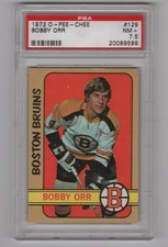 BOBBY ORR 1972-73  O-PEE-CHEE 72-73 NO 2 PSA 7.5    89834