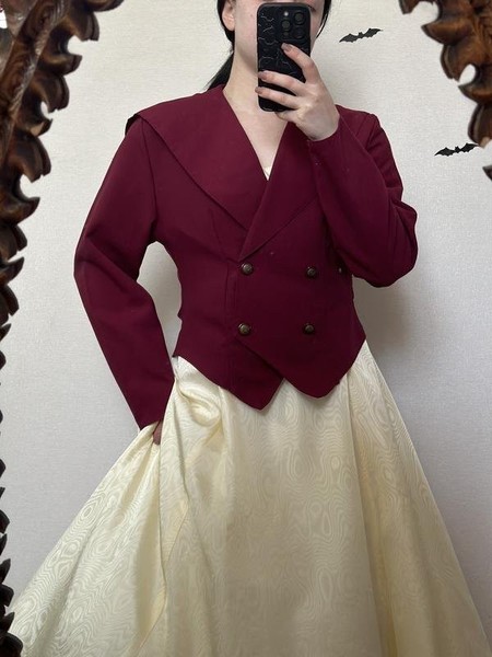 Women Etam Blazer Burgundy M