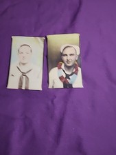 Lot of 2 WWII Soldier 1940's Portraits
