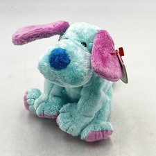 Ty Beanie Baby - New Kookie The Adorable Dog -MWMT Fantasy Dog Colors 5.25" RARE