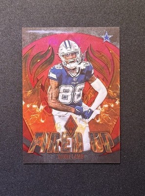 2023 Panini Phoenix - Fired Up CeeDee Lamb #FU-15 Red /199