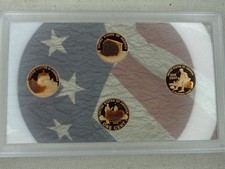 2009-S Lincoln Cent Proof Set 4 Coins Bicentennial TONED