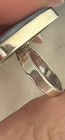 Huge Blue Chalcedony Gemstone Sterling Silver 925 Ring Size 6 Artisan Boho Chic — photo 8