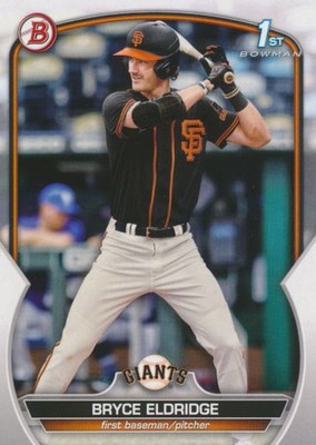2023 Bowman Draft #BD-107 BRYCE ELDRIDGE - 1st Rookie - San Francisco Giants