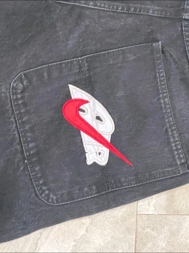 Jeans Nike Air vintage años 90 talla 40 bordado logotipo Swoosh Y2K Foto 2 de 4