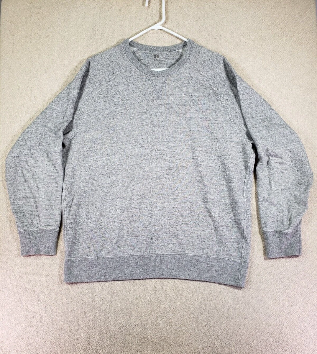 Uniqlo Sweater Mens XL Sweatshirt Crew Neck Cotton Blend Pullover