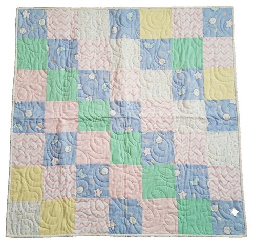 Jack Dempsey Nom302386 Stamped White Quilt Crib Top 40 X 60 Little Boys for sale