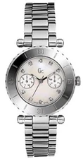 Guess Collection GC Diamond Hour Marker Women's swiss made steel Watch I30501L1