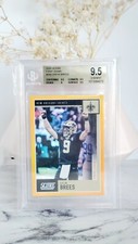 2020 Score Drew Brees SSP /10 First Down Refractor BGS 9.5 Gem Mint! Pop 1! 