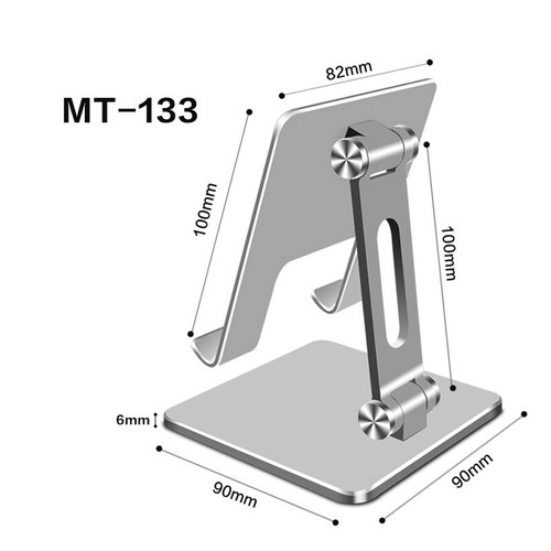 Universal Tablet Stand Aluminum Adjustable Holder Desktop Stand for Phone iPad - Picture 13 of 18