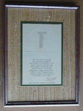 Robert Goulet Invitation to McInerey's; Joey Bishop Jerry West Alan Shepard etc