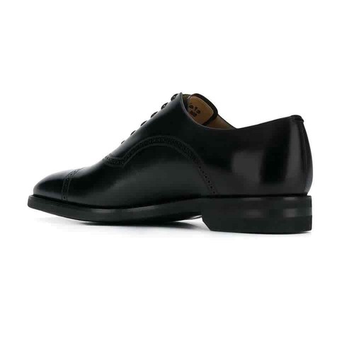 Bally Men's Black Scotch Lace-Up Brogue Shoes, Brand Size 9.5 (US Size 10.5 EEE)