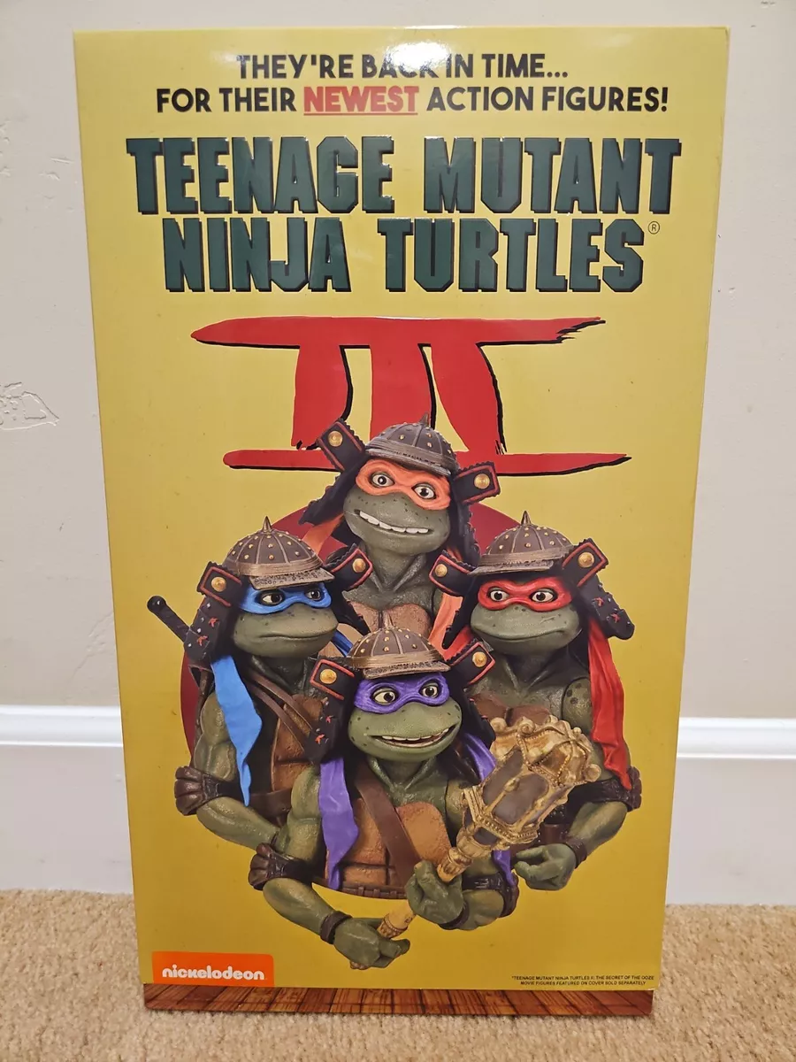 SDCC 2023 NECA TMNT 3 Teenage Mutant Ninja Turtles Samurai 4-Pack. Sealed  Box