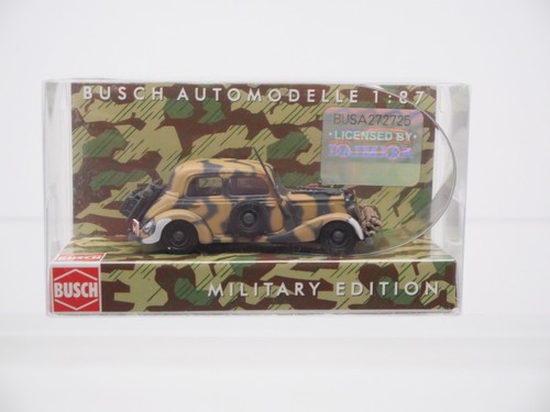 Busch Military 41563, Mercedes 170V, 1st Panzer Division Staff Vehicle, HO Scale