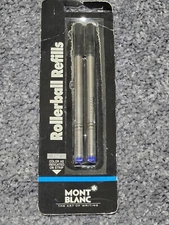 Montblanc Refills Rollerball Fine Point Pacific Blue Pack Of 2 New in Package