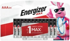 Energizer AAA Batteries - 24 Pieces
