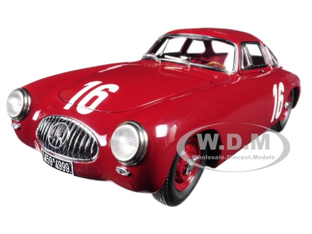 MERCEDES 300 SL #16 RED GREAT PRICE OF BERN 1952 LTD 1500PC 1/18