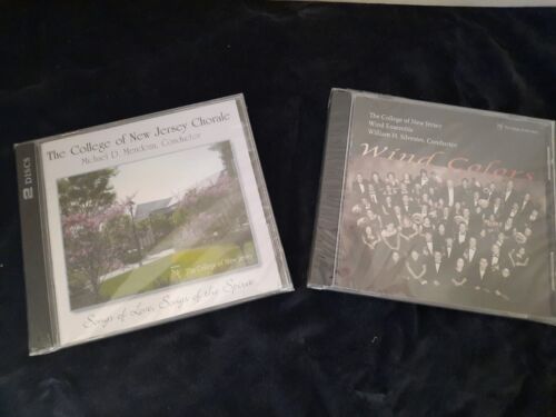 The College of New Jersey TCNJ CD LOT chorale, Wind Ensemble 3 CDs NEW NIP - Afbeelding 1 van 5