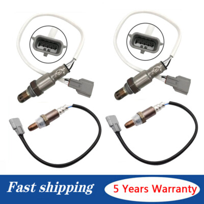 4PCS Oxygen O2 Sensor Upstream+Downstream For 2017-2019 Nissan Titan Armada 5.6L
