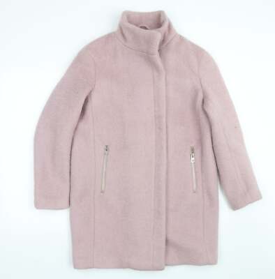 H&M Womens Pink Trench Coat Size UK