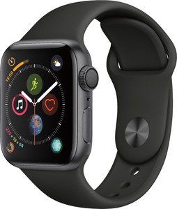 Apple Watch Series 4 40mm GPS Space Gray Aluminum Case with OEM Black Sport  Band | eBay