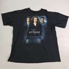 Twilight Saga Eclipse Begins Choice Movie Anvil T-Shirt Adult XL 2010 Y2K Rare