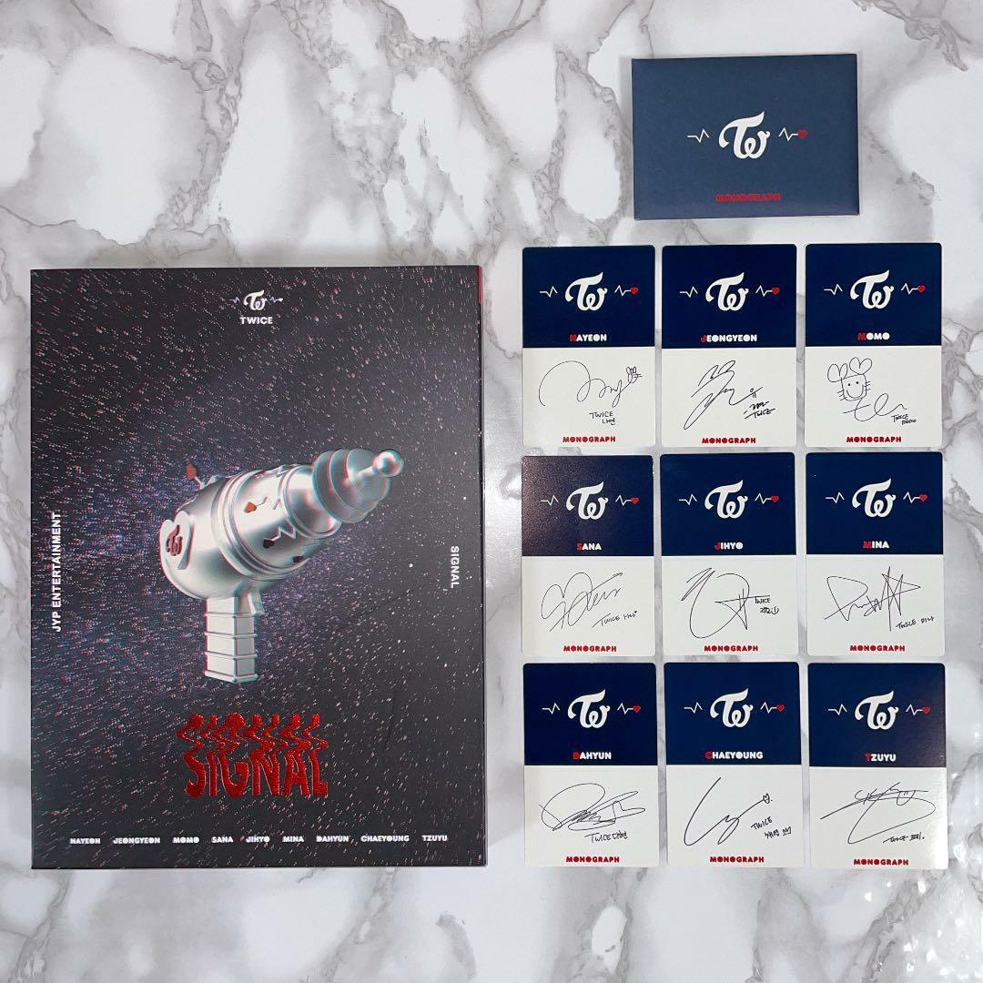 TWICE The Signal monograph Photo book Photo with Trading TWICE The Signal monograph Photo book Photo with Trading