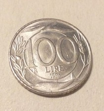 Moneta da 100 Lire Testa Piccola anno 1996 - In ottime condizioni