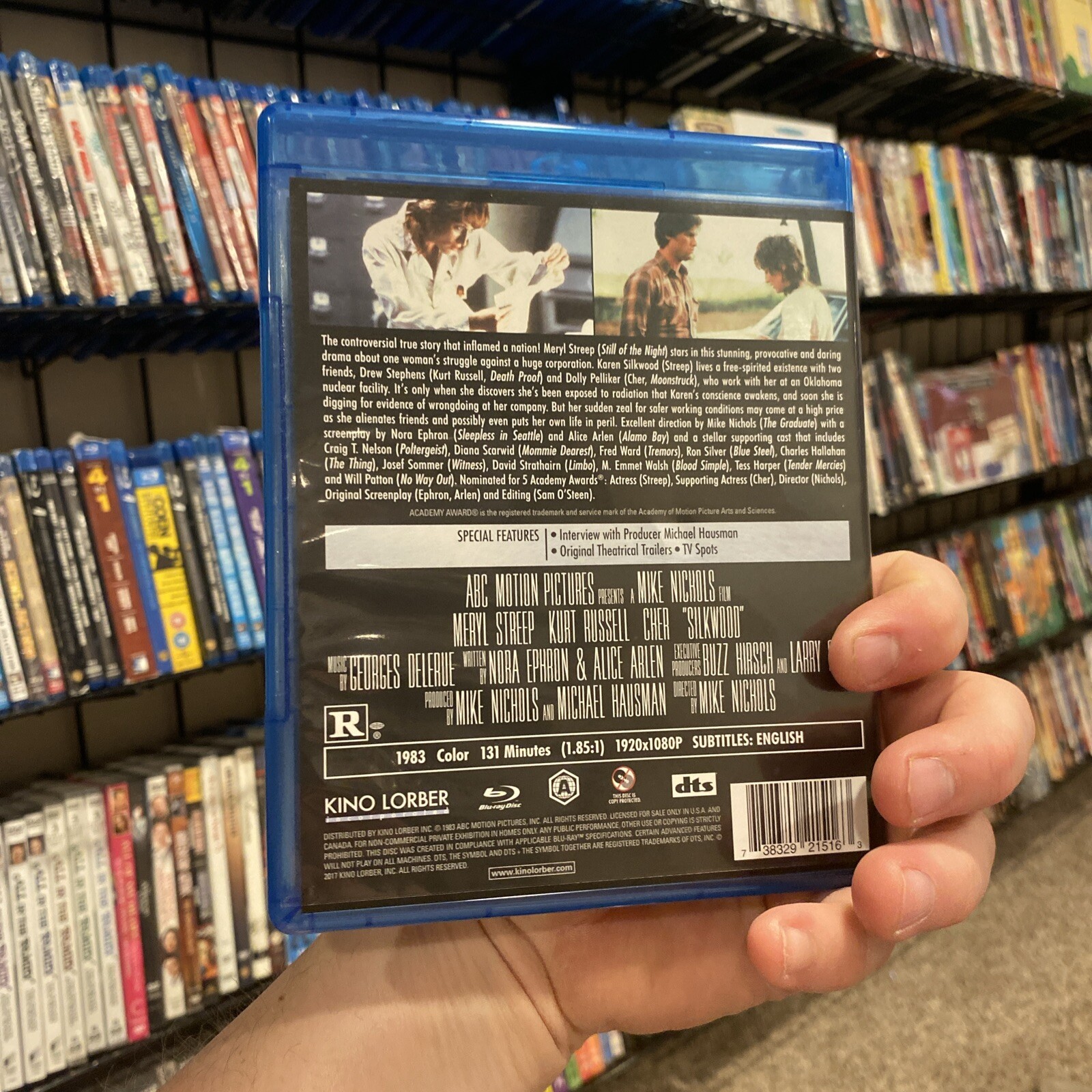 Silkwood (Bluray, 2023) Meryl Streep Kurt Russell Cher Craig T. Nelson