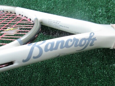 Raquette De Tennis Bancroft Omni Ace Vintage - Taille 107 Po² - Manche 4 3/8 - Très Bon état