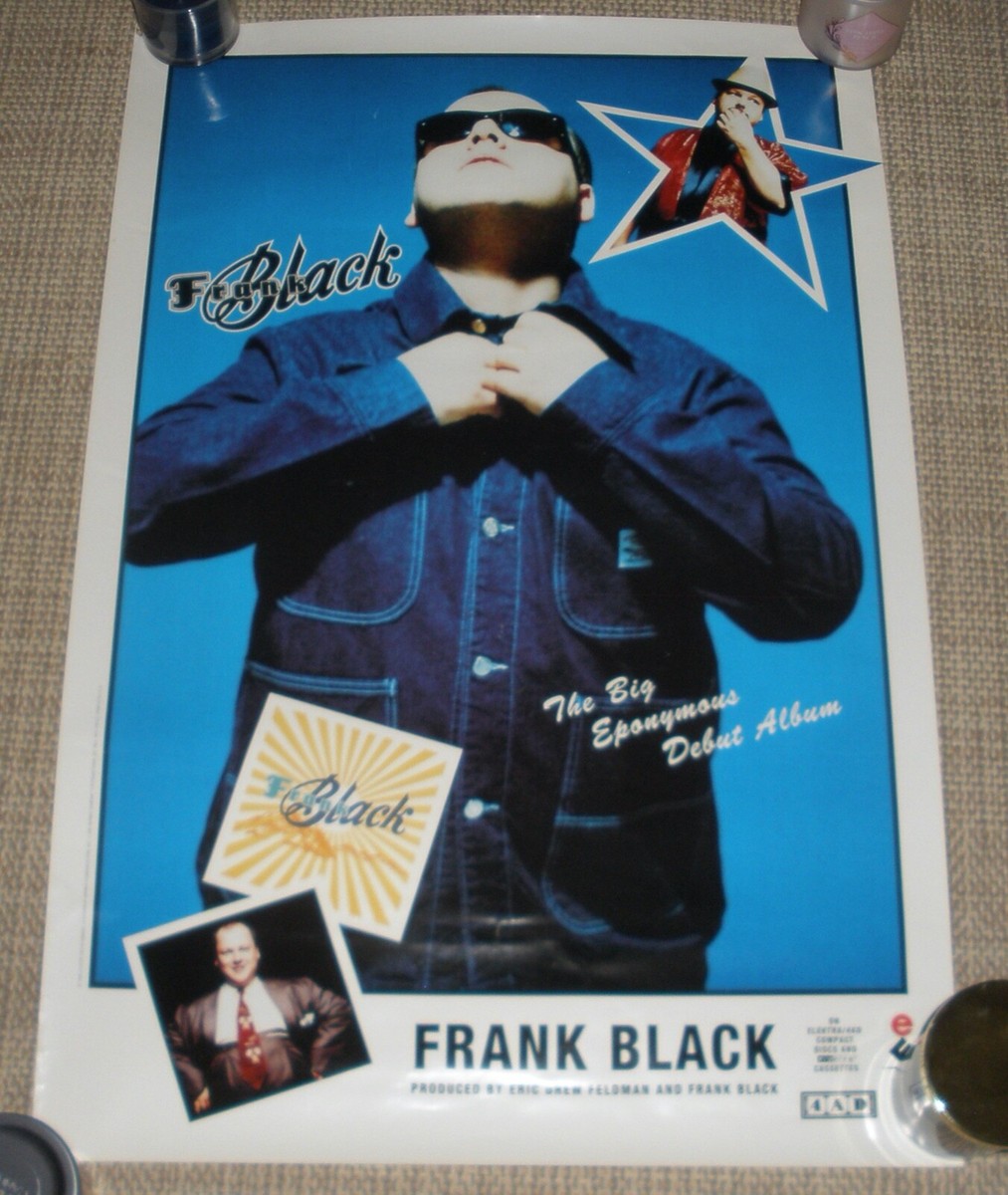 Frank Black 直筆サイン ジャケットのみ 93-03 Pixies Frank Black of the Pixies Promotional Music poster | eBay