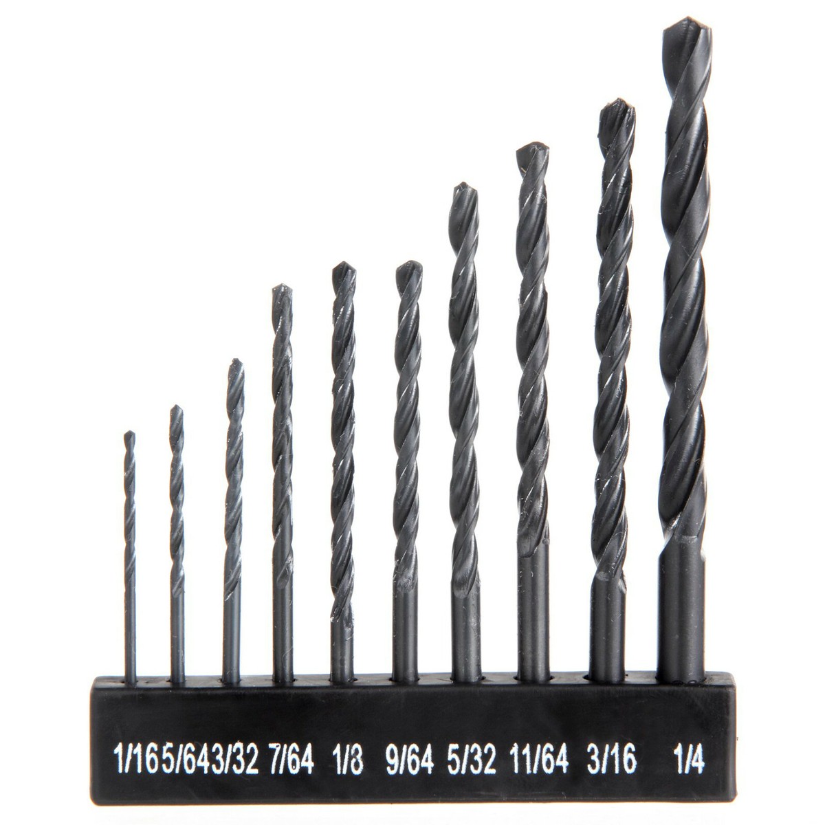 Hyper Tough 10-Piece DRILL BIT SET for METAL WOOD PLASTIC High