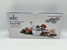 HIC Harold Import Co. Food Mill Sauce Maker and Baby Food Strainer, 2 Quart