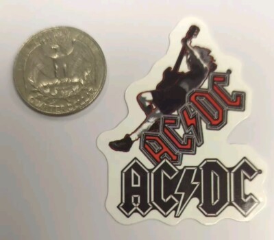 AC/DC Angus Young 2 Guitarist Guitar Sticker Decal Bicycle Bike Laptop ...