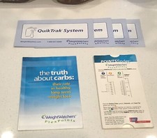 Weight Watchers Flex Points Finder/Slide, VTG Plus 4 QuickTrak System