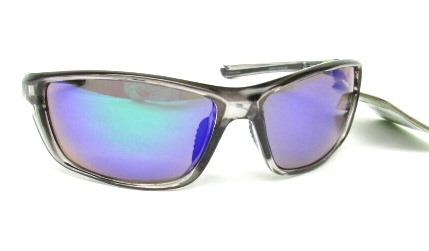 Panama Jack Clear Smokey Gray Blue Mirrored Wrap Sunglasses 100%UV 