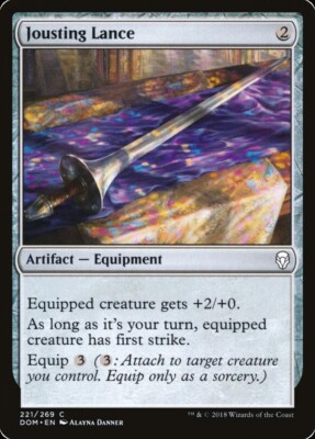 MTG 4x x4 Jousting Lance  Dominaria Magic the Gathering cards