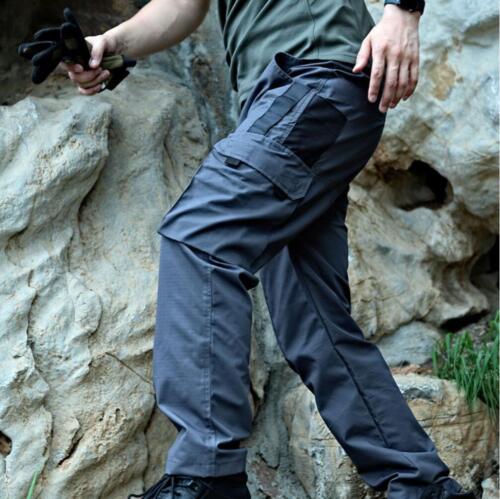 Pantalones tácticos para hombre Multi-bolsillo Ripstop Combate Carga Militar Camuflaje Pantalones - Imagen 13 de 40