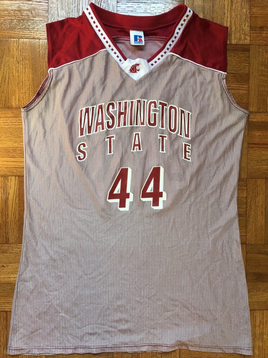 Vtg Washington State Cougars Jersey Basketball Authentic Russell 90s WSU sz  M
