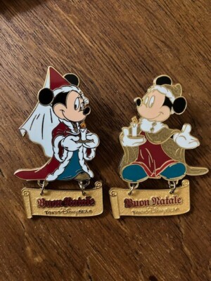 Disney Japan Mickey & Minnie Mouse Buon Natale Christmas 2001 - TDR Pin | eBay Disney Japan Mickey & Minnie Mouse Buon Natale Christmas 2001 - TDR Pin | eBay