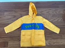 1989 Vintage "TEENAGE MUTANT NINJA TURTLES" TMNT Children's/Kids Raincoat, RARE
