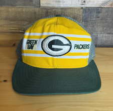 Vintage 1990s Green Bay Packers Snapback Hat Size - Adjustable